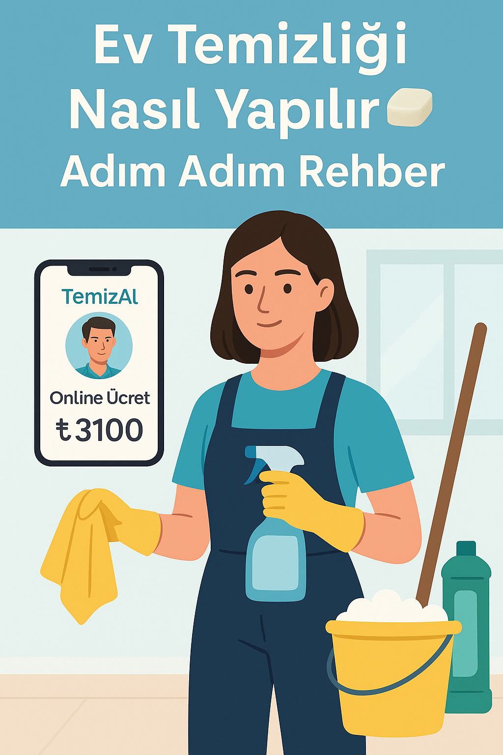 Ev Temizliği Nasıl Yapılır? 2025 Adım Adım Rehber | Temizal