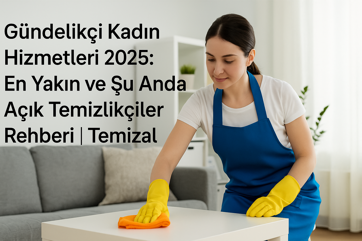 Gündelikçi Kadın Hizmetleri 2025 – En Yakın Temizlikçiler | Temizal