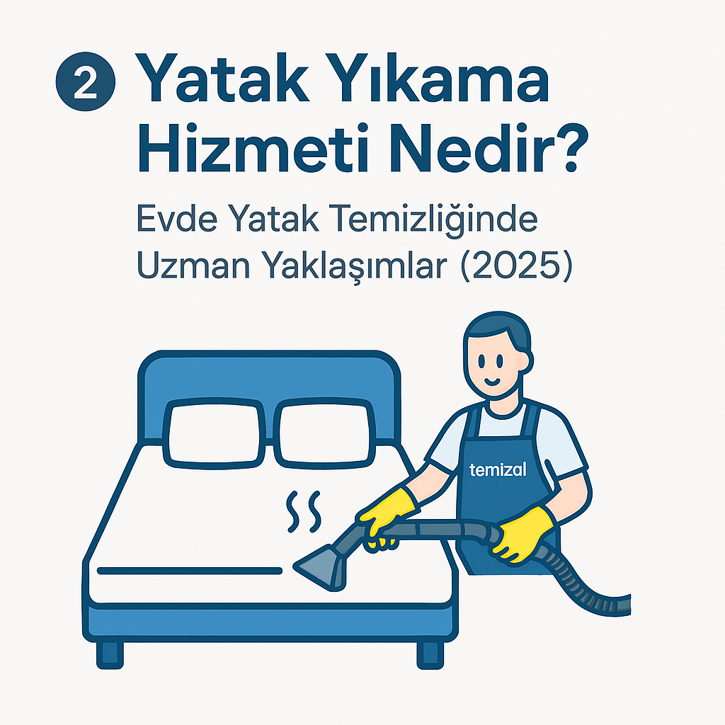 Yatak Yıkama Hizmeti Nedir? Evde Yatak Temizliğinde Uzman Yaklaşımlar (2025)