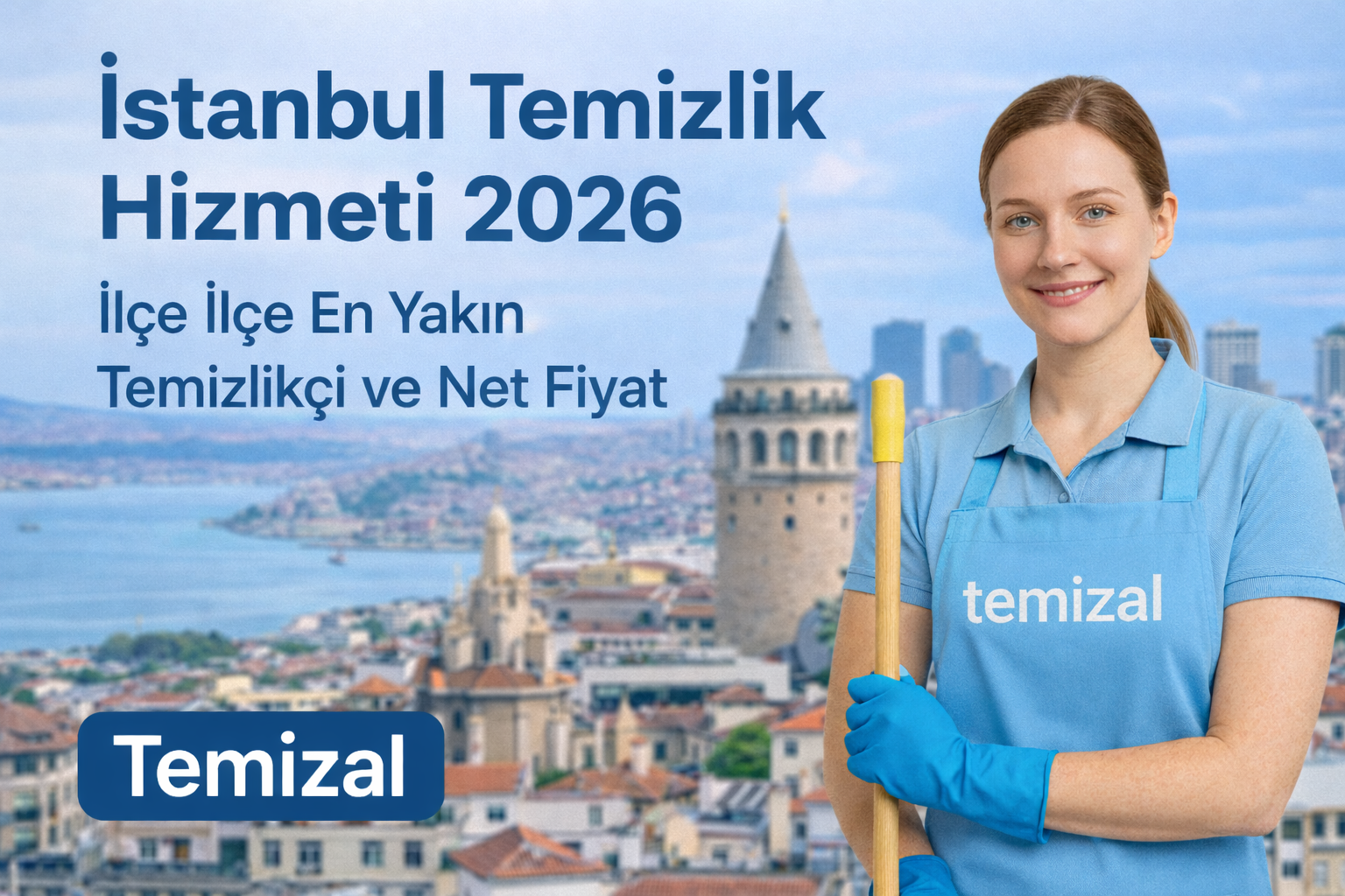 İstanbul Temizlik Hizmeti 2026 – İlçe İlçe En Yakın Temizlikçi ve Net Fiyat | Temizal