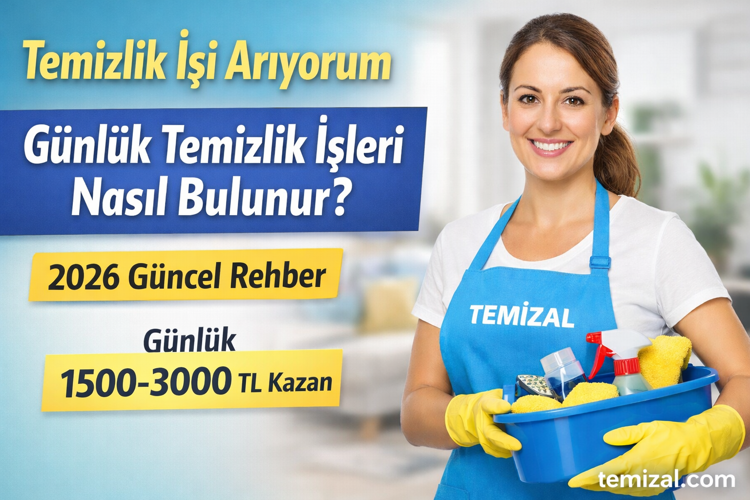 Temizlik İşi Arıyorum: Günlük Temizlik İşleri Nasıl Bulunur? (2026 Rehberi)