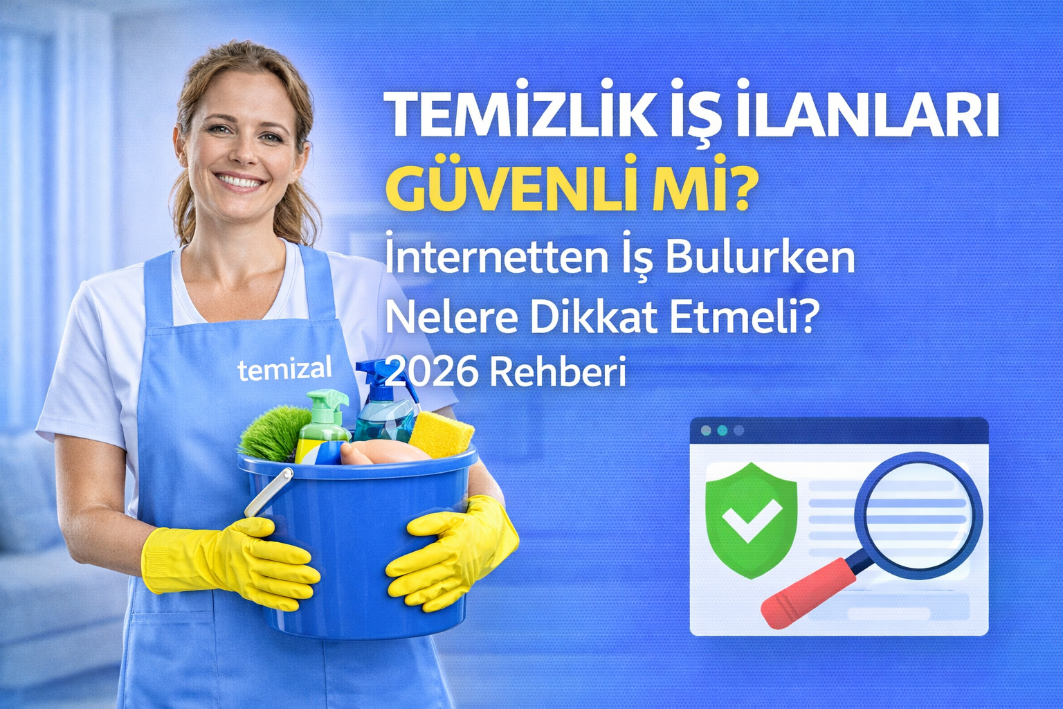 Temizlik İş İlanları Güvenli mi? İnternetten İş Bulurken Nelere Dikkat Etmeli? (2026 Rehberi)
